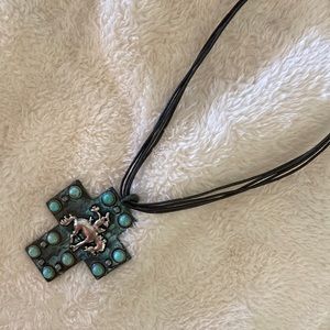 Western necklace cross